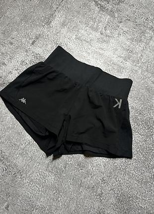 Спортивні жіночі шорти kappa falza 2-in-1