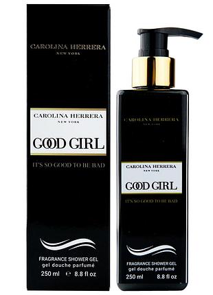 Парфюмированный гель для душа carolina herrera good girl exclusive euro 250 мл