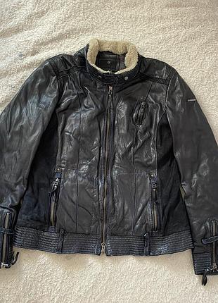 Milestone женская кожаная куртка р l-xl