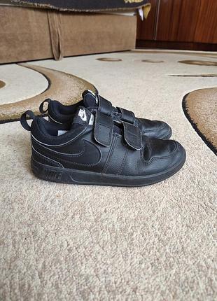 Кожаные кроссовки на мальчика nike