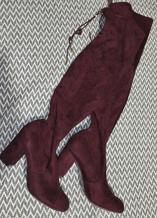 Room fashion 7p дуже гарні ботфорти марсала бургундія