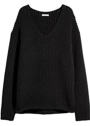 Джемпер оверсайз груба вʼязка h&m