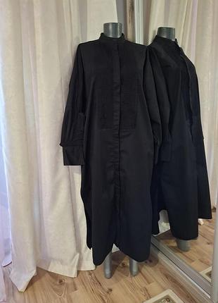 Стильное с разрезами по бокам платье 👗 рубашка