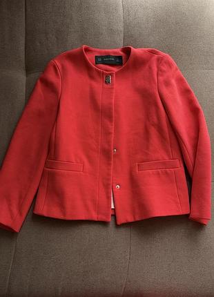 Жіночий піджак zara червоний розмір xs