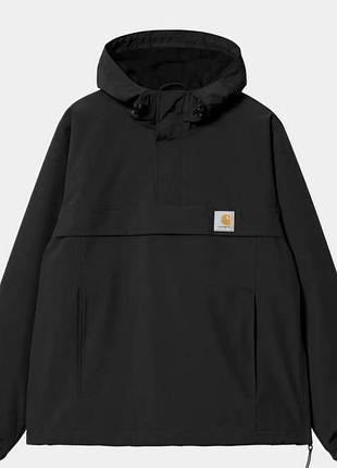 Carhartt wip nimbus pullover jacket in black