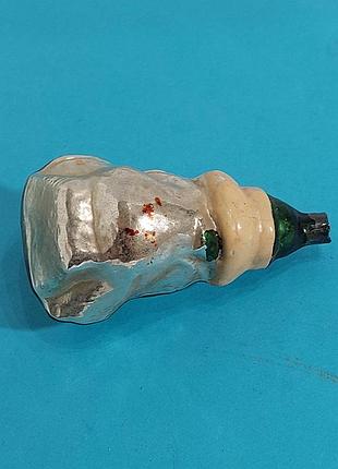 Елочная игрушка,  ссср,  мальчик на санках 3
