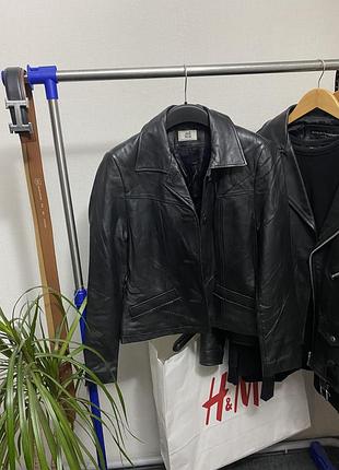 Шкіряний піджак жакет alba moda leathers real leathers пальто шкіра куртка кожа 3