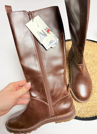 Високі чоботи zara для дівчинки 6