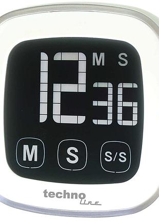 Таймер кухонный technoline kt400 magnetic touchscreen white (kt400)