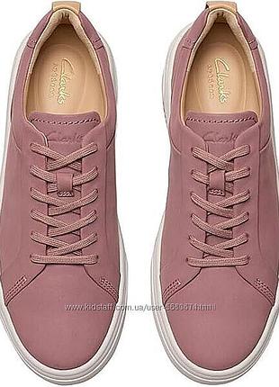 Р.38 clarks женские кроссовки кожаные оригинал