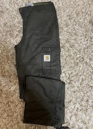 Штани чоловічі carhartt карго хакі