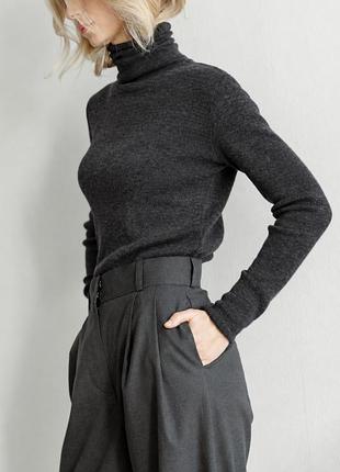 Водолазка вовняна, гольф, светр із горлом benetton (100% merino), хс