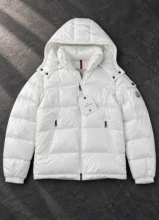 Пуховик чоловічий moncler maya 2026 білий