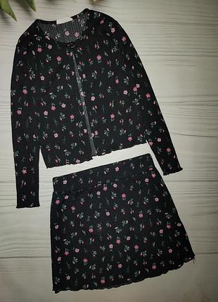 Костюм комплект в цветы primark