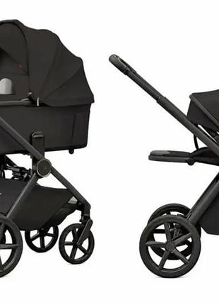 Коляска універсальна ultimo crl-6701 (2in1) sable black carrello