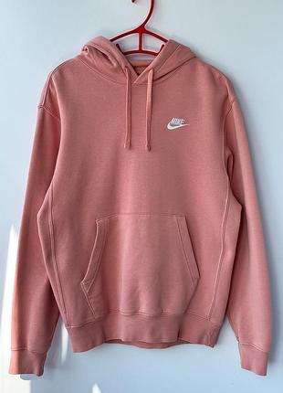 Рожево-персиковий худі nike розмір  xs-s