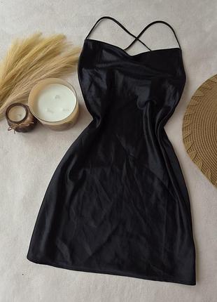 🖤 сатинова сукня h&m