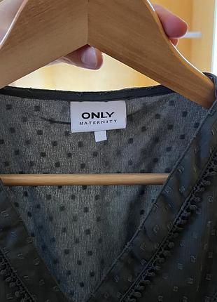 Зелена блуза жіноча only maternity 3