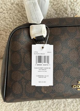 Сумка жіноча coach sydney shoulder bag 3