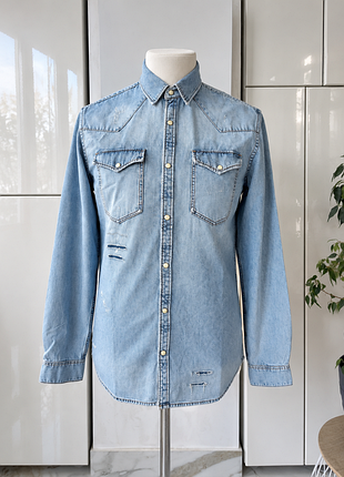 Jack &amp; jones джинсовая мужская рубашка 5