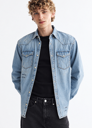 Jack &amp; jones джинсовая мужская рубашка 2