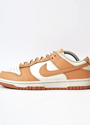 Брендові оригінальні демісезонні шкіряні кросівки nike dunk low 26.5 см
