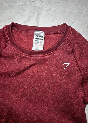 Лонгслив укороченный лонгслив gymshark 2