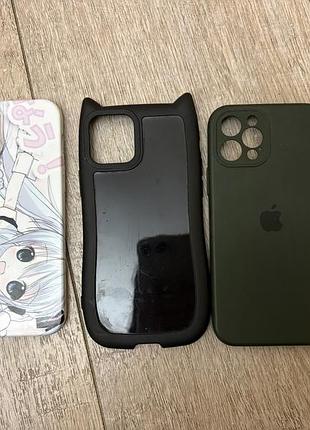 Чохли apple для iphone 12 pro, 3 шт.