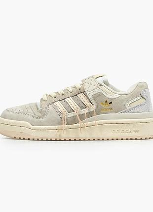 Женские кроссовки adidas forum low beige 36-37-38-39-40-41