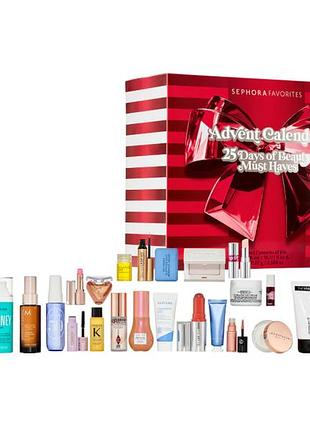 Адвент календарь sephora favorites 25-days of beauty must haves advent calendar