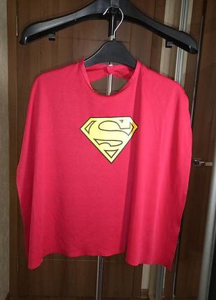 Плащ супермена superman размер s геловин halloween хэллоуин