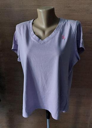 💜🧡🩷 гарна фірменна футболка  u.s.polo assn