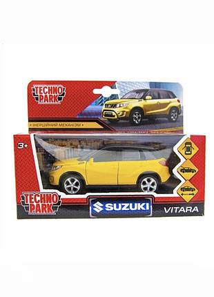 Нова в коробці автомодель technopark suzuki vitara s 2015,золотий із чорним 1:42 (vitara-12-gdbk)