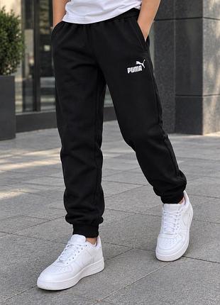 Теплі штани з лого puma
