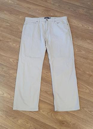 Мужские кремовые брюки blue harbour marks &amp; spencer классические брюки чинос, размер w36 / l29