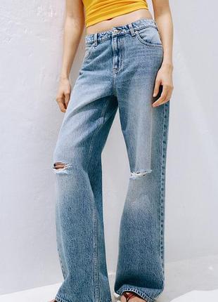 Джинсы свободного кроя с прямой штаниной asos design
