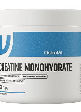 Креатин моногидрат микронизированный для набора массы ostrovit creatine monohydrate 120 капсул