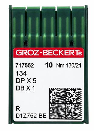 Иглы универсальные groz-beckert dpx5, r, №130/21 с толстой колбой для промышленных швейных машин