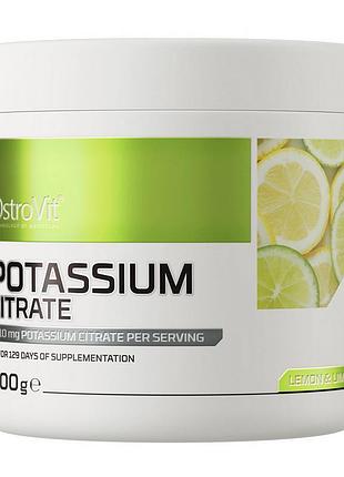 Цитрат калия порошок 910 мг на порцию ostrovit potassium citrate 200 г лимон-лайм