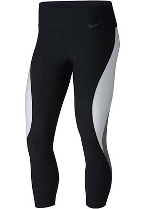 Nike женские лосины укороченные 7/8 dri-fit размер s 904474-010