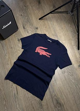 Lacoste футболка з великим логотипом / us s size