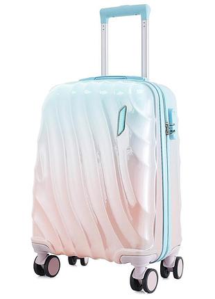 Валіза semi line 20" (s) blue/pink cream gradient (t5649-1)
