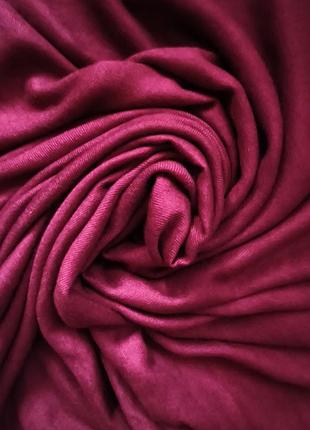 Бардовый шарф из шелка и кашемира от passionafashion, 50% шелк, 50% кашемир