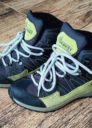 Треккинговые термо-ботинки everest vibram (размер eur 31, стелька 20.5 см) waterproof
