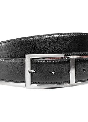 Ремень мужской кожаный semi line black/brown (p8231-0 xl)