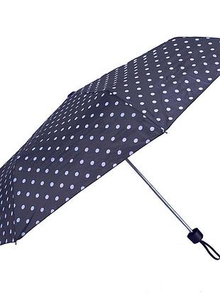 Зонт semi line black white dots (l2036-4)