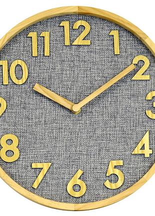 Годинник настінний technoline wt7235 grey/brown (wt7235)