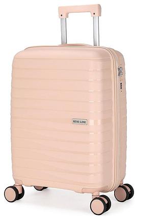 Валіза semi line 20" (s) beige (t5795-1)