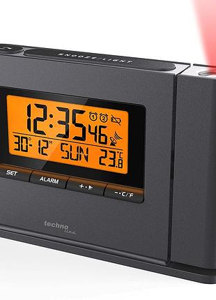 Годинник проекційний technoline wt519 anthracite (wt519)