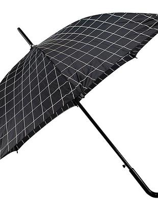 Зонт semi line grid black (l2037-5)